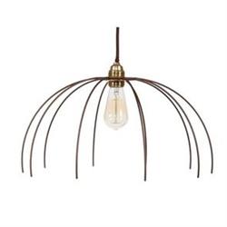 Telaio Cupola Aperta Marrone h 21 cm Ø 45 cm