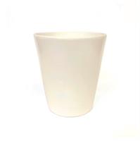 Vaso Orchidea Svasato Bianco h 14 cm Ø 13 cm