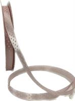 Nastro Doppio Raso Pois Rosa h 1 cm l 50 mt