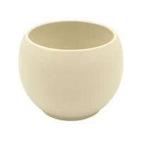 Vaso Ceramica Tondo Avorio h 13 cm Ø 15 cm
