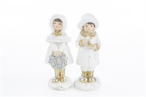 Bimbi Natalizi Oro Assortiti h 14 cm Ø 5.5 cm