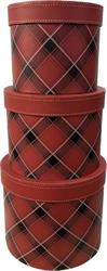 S/3 Scatola Rossa Scozzese T
