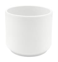 Cilindro Ceramica Liscio Bianco h 17 cm Ø 19 cm
