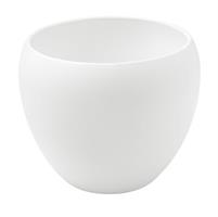Vaso Ceramica Bianco h 18 cm Ø 22 cm