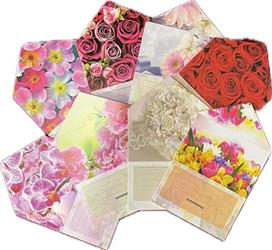 Biglietti Per Fiori Assortito Cf 100 Pz h 15 cm l 9.5 cm