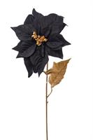 Ramo Stella Di Natale Nero h 75 cm Ø 24 cm