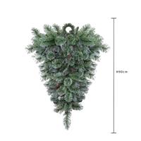 Abete Rovesciato Argento h 90 cm Ø 65 cm 227 T