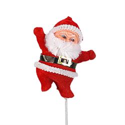 Stecco Babbo Natale Rosso h 21 cm