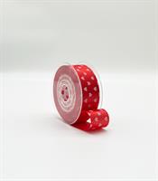 Nastro Royal Cuori Rosso h 4 cm l 50 mt