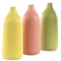 Bottiglietta Monofiore Ceramica Assortito h 25 cm Ø 10.4 cm