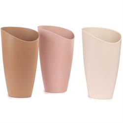 Vaso Alto Ovale Fibra Di Bamboo Assortito h 34 cm l 20x14.5 cm