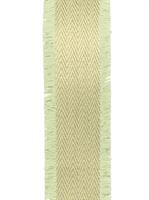 Nastro Cotone C/Frange Lurex Verde Menta h 3 cm l 25 mt