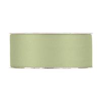 Nastro Matt Double Satin Salvia h 4 cm l 15 mt