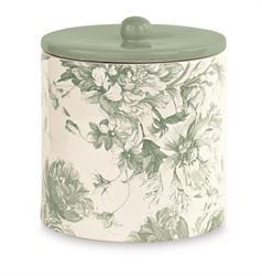 Barattolo Porcellana Toile h 17 cm Ø 15 cm