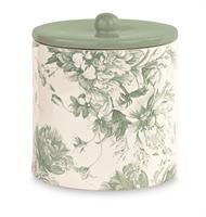 Barattolo Porcellana Toile h 17 cm Ø 15 cm