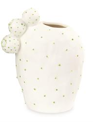 Vaso Fico D'India Porcellana h 21 cm Ø 17 cm