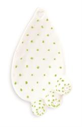 Foglia Fico D'India Porcellana Da Appendere l 11x6.5 cm