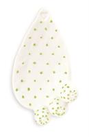 Foglia Fico D'India Porcellana Da Appendere l 11x6.5 cm