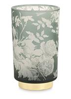 Lampada Vetro Da Appoggio Toile Salvia h 20 cm Ø 12 cm