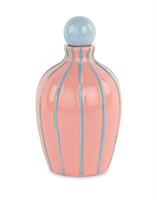 Vasetto Monofiore/Oliera C/Tappo Rosa h 17 cm Ø 9 cm