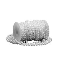 Filo Perle Bianco h 8 cm l 20 mt