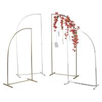 Semiarco Metallo Bianco h 178 cm l 76x38 cm