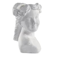 Caspo' Mezzobusto Donna Bianco h 21 cm Ø 16 cm