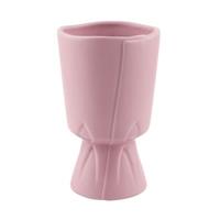 Vaso Ceramica Bouquet Rosa h 20 cm Ø 13 cm