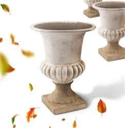 Vaso Ceramica Alto Smaltato Terra