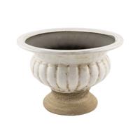 Vaso Ceramica Basso Smaltato Terra