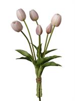 Mazzo Tulipano x6 Light Pink h 39 cm