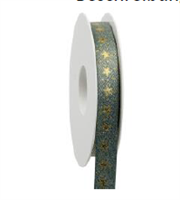 Nastro Cotone/Lurex Stella Carta da Zucchero h 15 cm l 20 mt