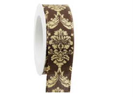 Nastro Tessuto Notte Reale Marrone h 4 cm l 18 mt