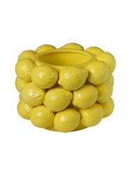 Vaso Ceramica Limoni Giallo h 17 cm Ø 25 cm