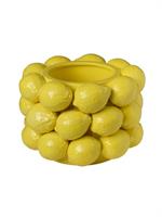 Vaso Ceramica Limoni Giallo h 17 cm Ø 25 cm