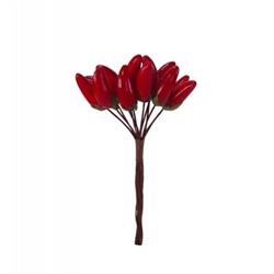 Mazzetto x 12 Peperoncino Rosso h 10 cm Ø 2.5 cm