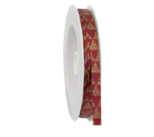 Nastro Tessuto Triangolo Rosso h 1 cm l 20 mt