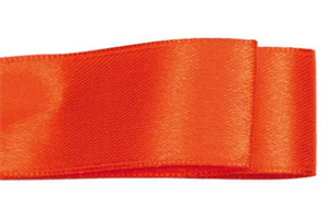 Nastro Doppio Raso Arancio h 3.8 cm l 25 mt