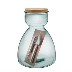 Terrarium Vetro C/Attrezzi h 31 cm Ø 24 cm