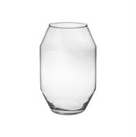 Vaso Vetro Trasparente Rombo h 20 cm Ø 12 cm