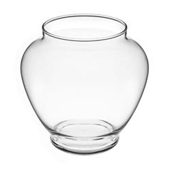 Vaso Vetro Trasparente Abinabile Tappo h 20 cm Ø 21 cm