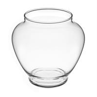 Vaso Vetro Trasparente Abinabile Tappo h 20 cm Ø 21 cm