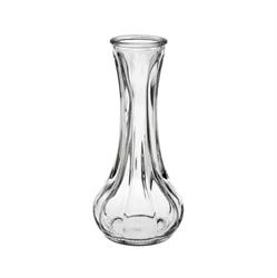 Bottiglietta Vetro Rigata Trasparente h 15.9 cm Ø 7.4 cm