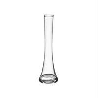 Vaso Vetro Monofiore Trasparente h 30 cm Ø 9 cm Bocca 4.5 cm