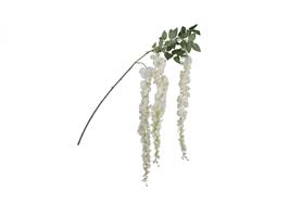 Ramo Glicine x 3 Bianco h 150 cm