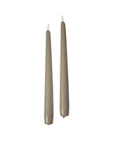 Candela Conica Cf 10 Pz Tortora h 25 cm Ø 2.2 cm