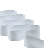 Nastro Doppio Raso IT Bianco h 4 cm l 25 mt