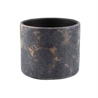 Cilindro Ceramica Nero h 32 cm Ø 35 cm