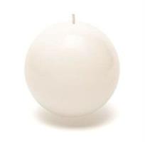 Candela Sferica 6 Pezzi Lux Bianco - Ø 10 cm