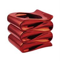 Vaso Orchidea Viennetta Rosso h 14 cm Ø 13.5x14 cm